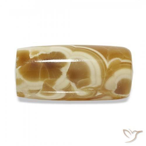 عقيق متعدد الألوان طبيعي، فانسى، 15.31 قيراط، غير شفاف