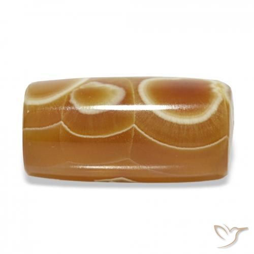 عقيق متعدد الألوان طبيعي، فانسى، 19.19 قيراط، غير شفاف