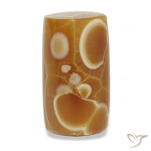 عقيق متعدد الألوان طبيعي، فانسى، 17.70 قيراط، غير شفاف