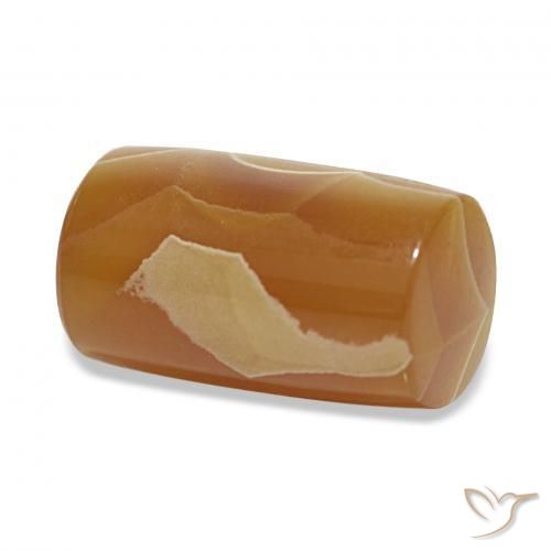 عقيق متعدد الألوان طبيعي، فانسى، 17.70 قيراط، غير شفاف