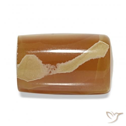 عقيق متعدد الألوان طبيعي، فانسى، 21.39 قيراط، غير شفاف