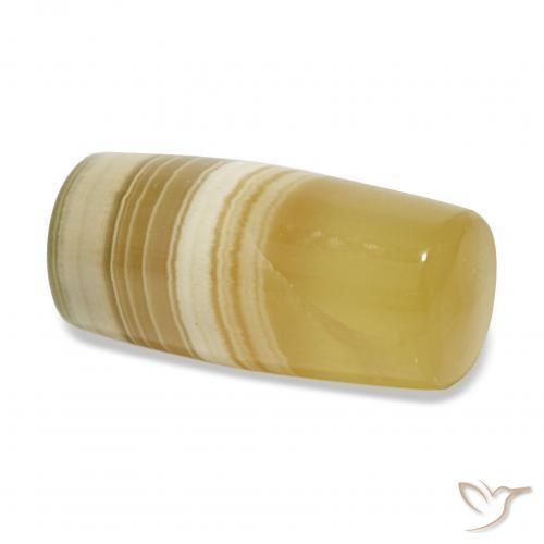 عقيق متعدد الألوان طبيعي، فانسى، 14.23 قيراط، نصف شفاف