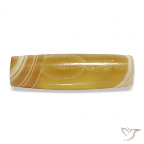 عقيق متعدد الألوان طبيعي، فانسى، 7.23 قيراط، نصف شفاف