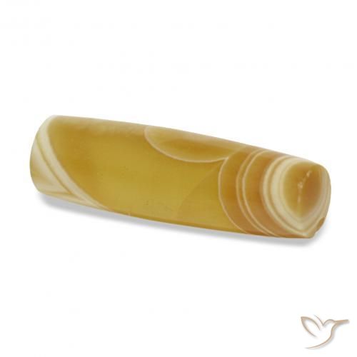 عقيق متعدد الألوان طبيعي، فانسى، 7.23 قيراط، نصف شفاف