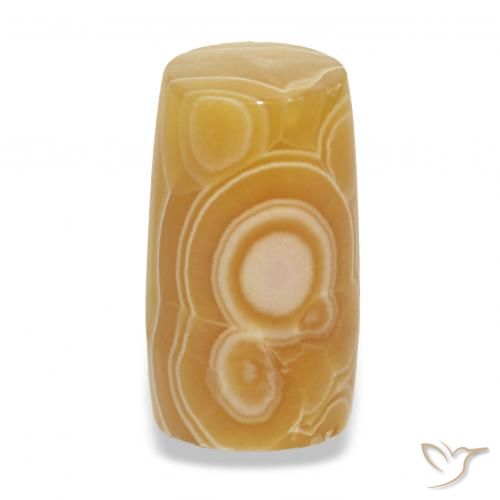 عقيق متعدد الألوان طبيعي، فانسى، 12.19 قيراط، نصف شفاف