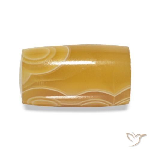 عقيق متعدد الألوان طبيعي، فانسى، 12.19 قيراط، نصف شفاف