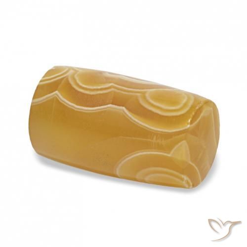 عقيق متعدد الألوان طبيعي، فانسى، 12.19 قيراط، نصف شفاف