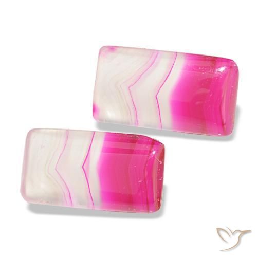 أحجار عقيق متعدد الألوان طبيعية، باجيت، شفاف، وزنها 16.89 قيراط