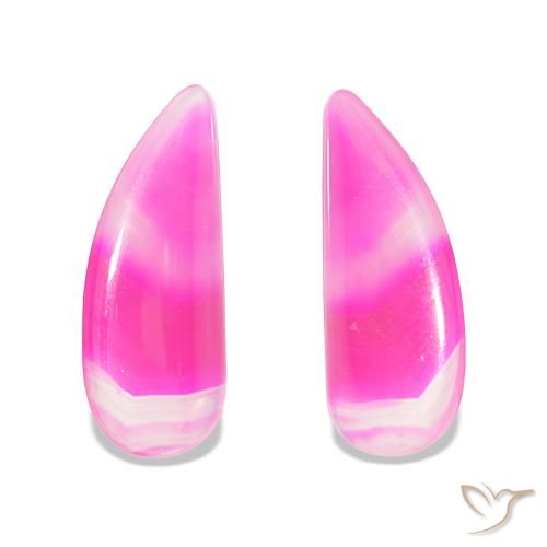 أحجار عقيق متعدد الألوان طبيعية، شكل خيالي، شفاف، وزنها 17.57 قيراط