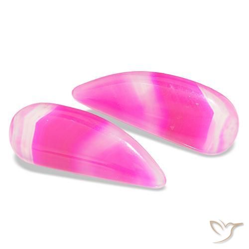 أحجار عقيق متعدد الألوان طبيعية، شكل خيالي، شفاف، وزنها 17.57 قيراط