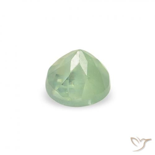 الكسندريت Medium Light-Green طبيعي، دائري، 0.19 قيراط، VVS-VS
