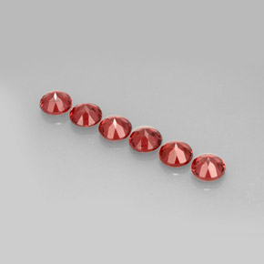 أحجار عقيق الألماندين أحمر برتقالي طبيعية، قصة دائرى، قليلا جدا، وزنها  قيراط