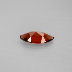 عقيق الألماندين أحمر طبيعي، ماركيز، 1.16 قيراط، VS-SI