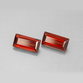 أحجار جارنيت ألماندين أحمر عميق طبيعية، باغيت، VVS-VS، وزنها  قيراط