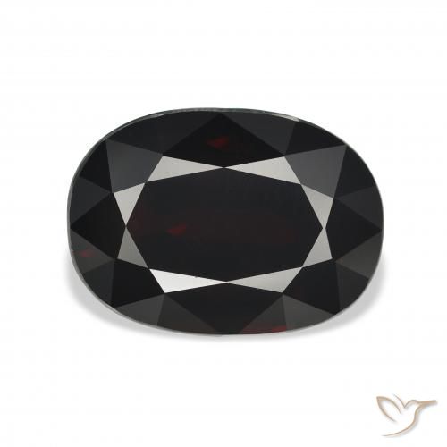 10.22ct طبيعي أحمر مسود عقيق الألماندين, بيضوي, VVS-VS