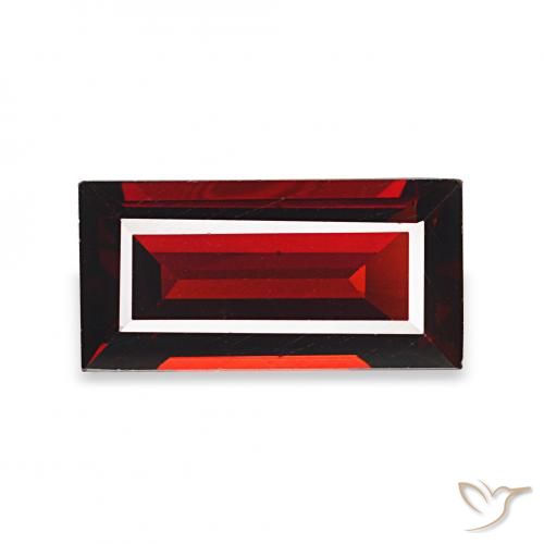 1.88ct احمر غامق عقيق الألماندين, باجيت, VVS-VS