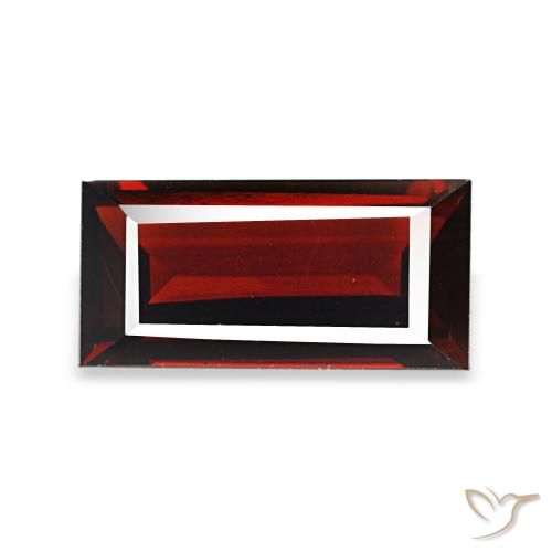 1.83ct احمر غامق عقيق الألماندين, باجيت, VVS