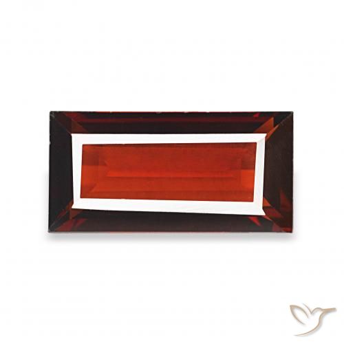 1.70ct أحمر دموى غامق عقيق الألماندين, باجيت, VVS