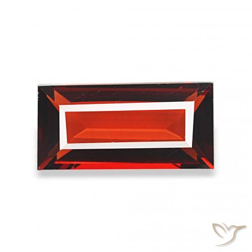 1.76ct احمر غامق عقيق الألماندين, باجيت, VVS