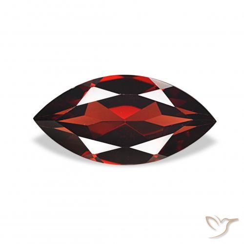 2.06ct احمر غامق عقيق الألماندين, ماركيز, VVS