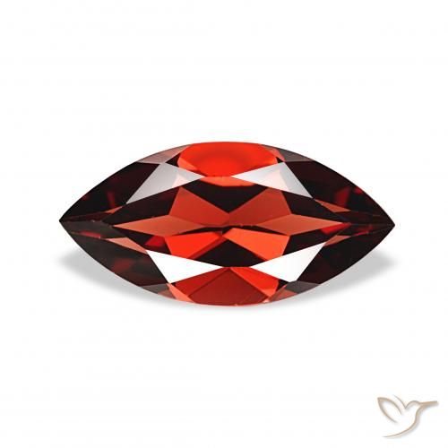 1.96ct احمر غامق عقيق الألماندين, ماركيز, VVS