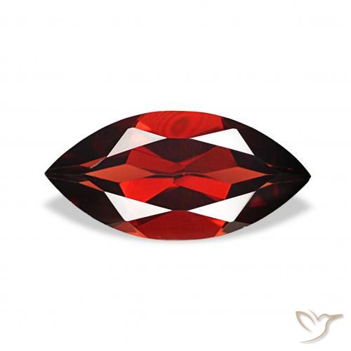 2.00ct احمر غامق عقيق الألماندين, ماركيز, VVS