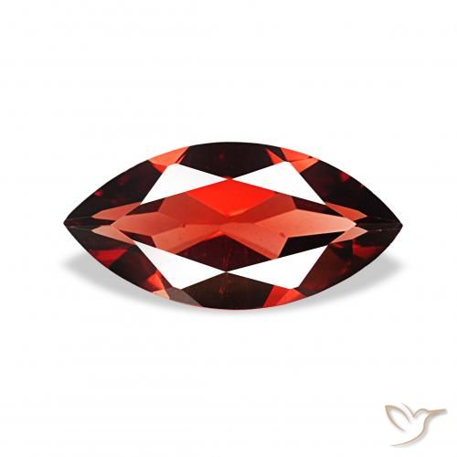 1.73ct أحمر دموى غامق عقيق الألماندين, ماركيز, VVS