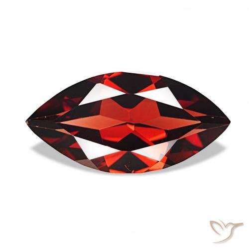 1.97ct أحمر دموى غامق عقيق الألماندين, ماركيز, VVS