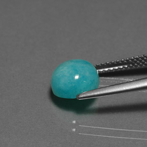 امازونيت أزرق أخضر طبيعي، قصة دائرى، 2.31 قيراط، غير شفاف