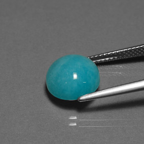 امازونيت أزرق أخضر طبيعي، قصة دائرى، 4.16 قيراط، غير شفاف