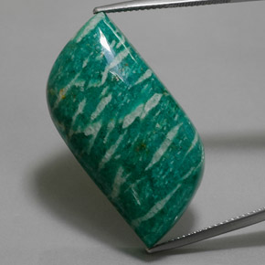 امازونيت أخضر طبيعي، شكل خيالي، 39.49 قيراط، غير شفاف