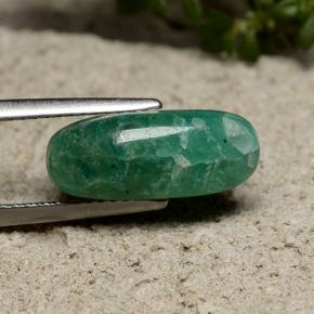 امازونيت أخضر أزرق طبيعي، قصة بيضاوى، 4.03 قيراط، غير شفاف