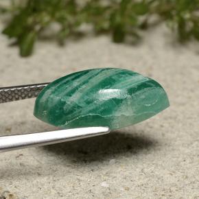 امازونيت أخضر داكن-متوسط طبيعي، ماركيز، 6.08 قيراط، غير شفاف