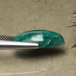 أمازونيت أخضر عميق طبيعي، ماركيز، 5.62 قيراط، غير شفاف