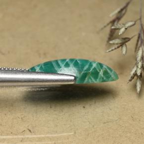 أمازونيت أزرق-أخضر طبيعي، ماركيز، 6.72 قيراط، غير شفاف