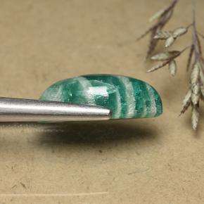 أمازونيت أزرق-أخضر طبيعي، ماركيز، 8.34 قيراط، غير شفاف