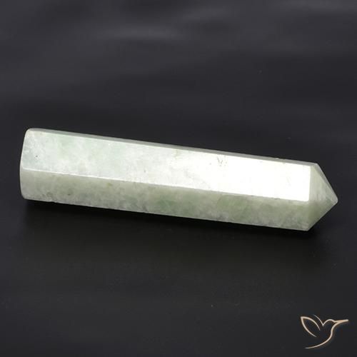 17.31ct طبيعي أبيض مخضر امازونيت, فانسى, نصف شفاف