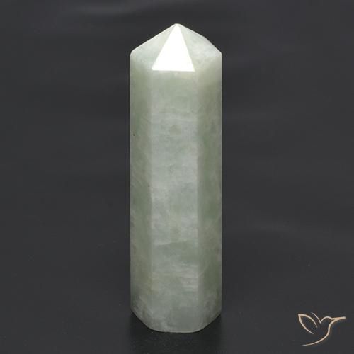 20.33ct طبيعي أخضر رمادى امازونيت, فانسى, نصف شفاف