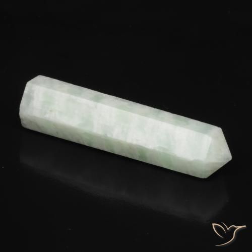 22.95ct طبيعي أخضر رمادى امازونيت, فانسى, نصف شفاف