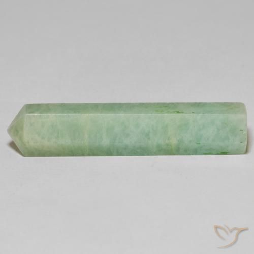 امازونيت Medium Light-Green طبيعي، فانسى، 24.91 قيراط، غير شفاف