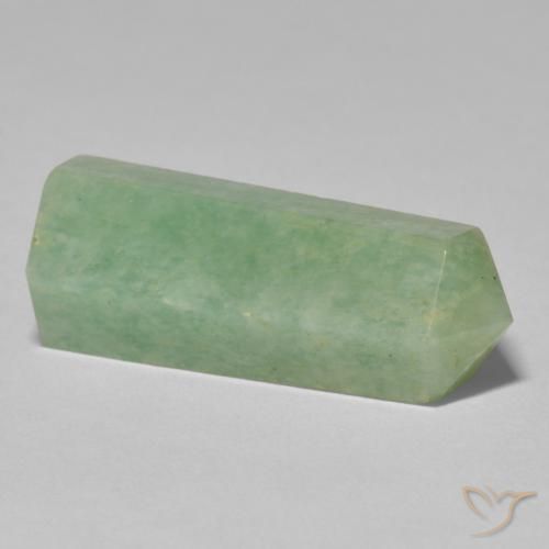 امازونيت Medium Light-Green طبيعي، فانسى، 24.03 قيراط، غير شفاف