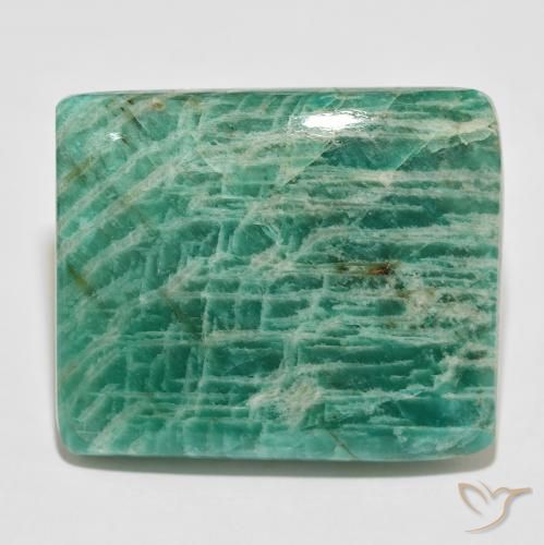 75.66ct طبيعي أخضر رائع امازونيت, وسادة, غير شفاف