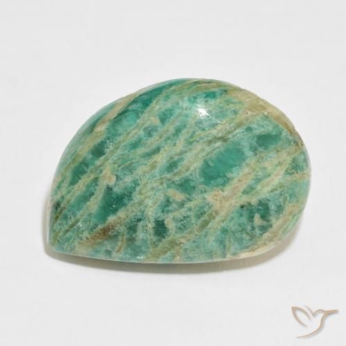 32.34ct طبيعي أخضر متعدد الألوان امازونيت, فانسى, غير شفاف