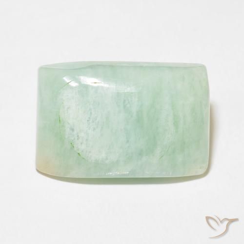 29.25ct طبيعي اخضر فاتح امازونيت, وسادة, غير شفاف
