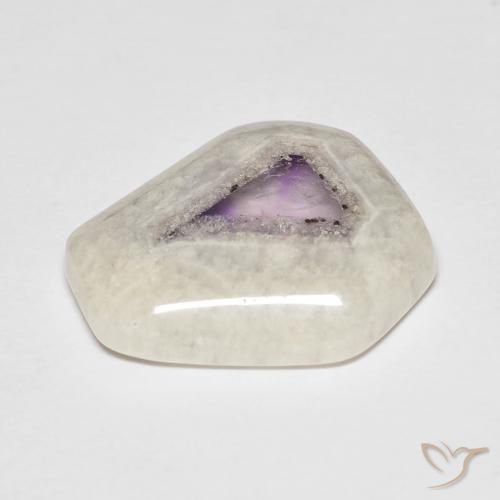 11.54ct طبيعي متعدد الألوان شريحة الجيود الجمشتية, فانسى, شفاف