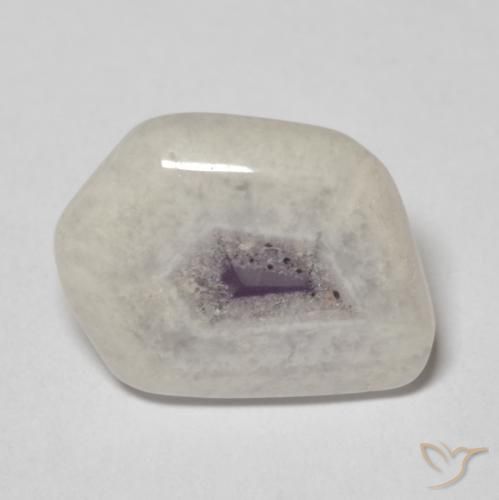 6.34ct طبيعي متعدد الألوان شريحة الجيود الجمشتية, فانسى, شفاف