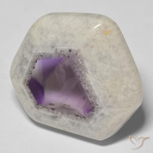 31.84ct طبيعي متعدد الألوان شريحة الجيود الجمشتية, فانسى, شفاف