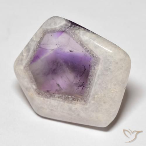 29.60ct طبيعي متعدد الألوان شريحة الجيود الجمشتية, فانسى, شفاف