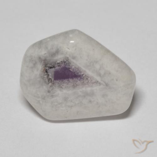 6.74ct طبيعي متعدد الألوان شريحة الجمشت الجيود, فانسى, شفاف