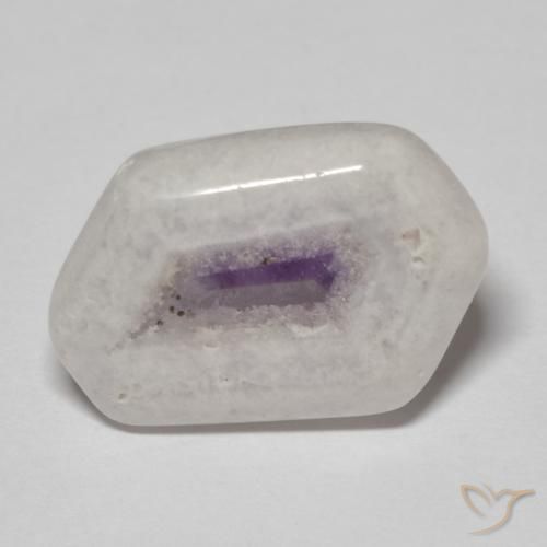 11.48ct طبيعي متعدد الألوان شريحة الجيود الجمشتية, فانسى, شفاف